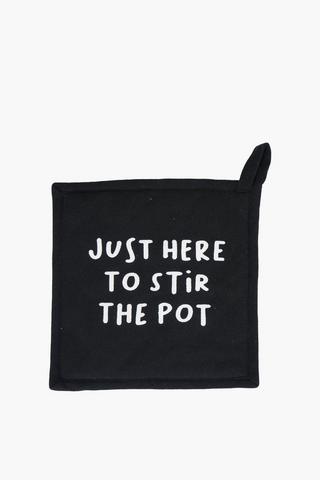Script Pot Holder