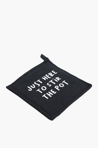 Script Pot Holder