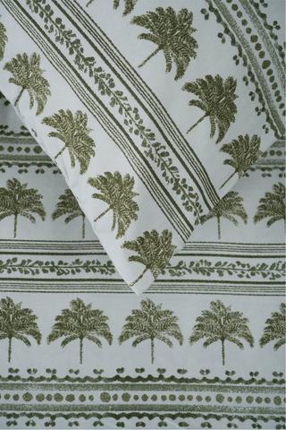 2 Pack Soft Touch Printed Palm Pillowcases