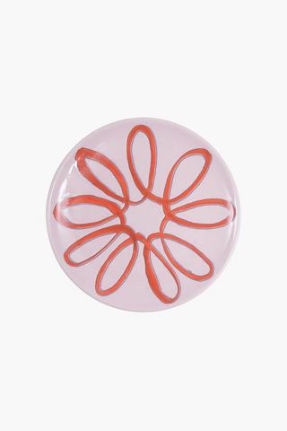 Lotus Floral Side Plate