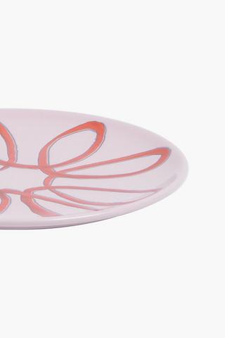 Lotus Floral Side Plate