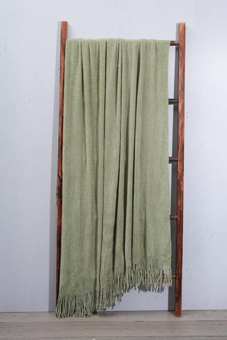 Chenille Ribbed Throw, 140x180cm