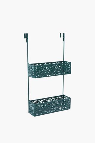 2 Tier Metal Leaf Shower Caddy