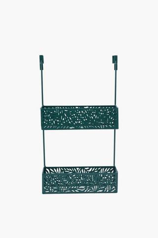2 Tier Metal Leaf Shower Caddy