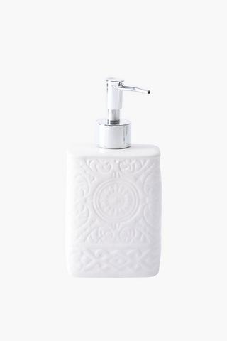 Dolomite Medallion Soap Dispenser