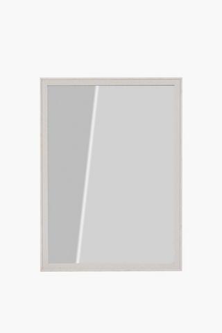 Rectangle Fabric Border Mirror, 50x70cm