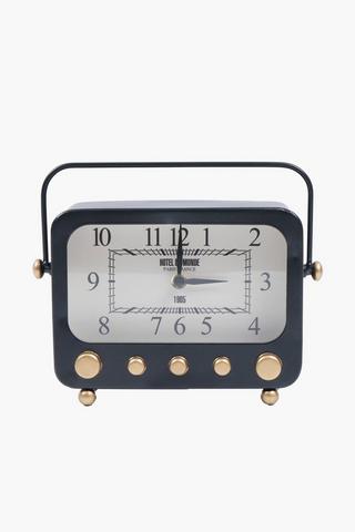 Novelty Rock N Roll Clock, 19.5x26.5cm