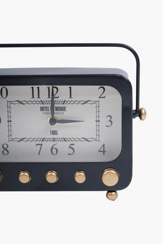 Novelty Rock N Roll Clock, 19.5x26.5cm