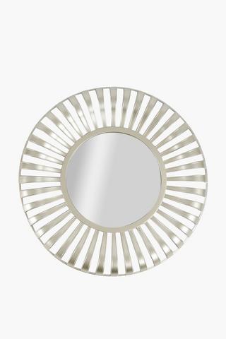 Round Plastic Spiral Mirror, 56cm