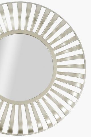 Round Plastic Spiral Mirror, 56cm
