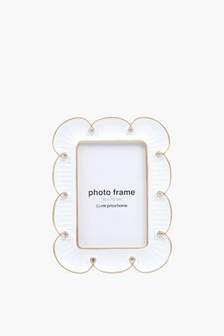 Flower Frill Frame, 10x15cm