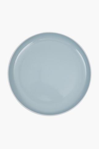 4 Pack Tonal Ceramic Dinner Plates