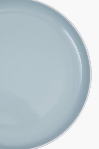 4 Pack Tonal Ceramic Dinner Plates
