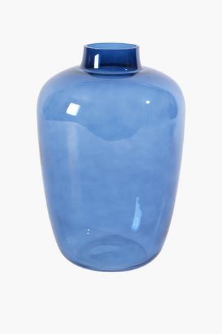 Bottle Glass Vase, 20x35cm