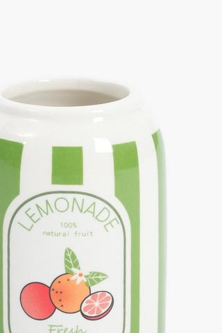 Lemonade Ceramic Bud Vase, 7x11cm