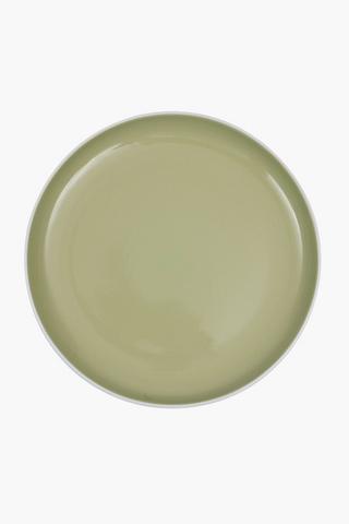 4 Pack Tonal Ceramic Dinner Plates
