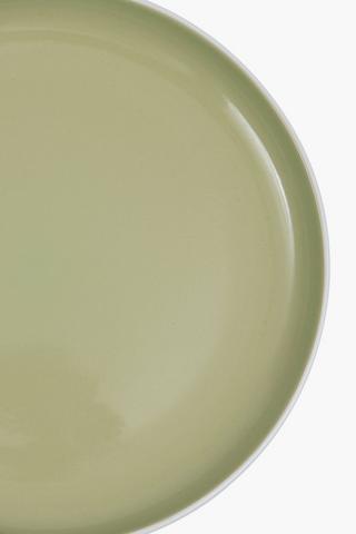 4 Pack Tonal Ceramic Dinner Plates