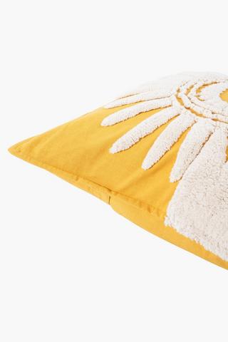 Textured Sun Scatter Cushion, 50x50cm