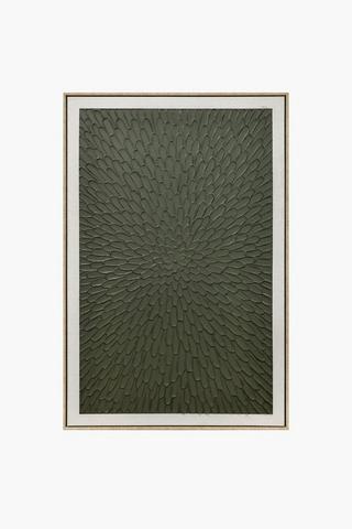 Textured Radial Canvas, 80x100cm