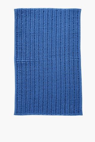 Micro Chenille Bobble Bath Mat Large, 50x80cm