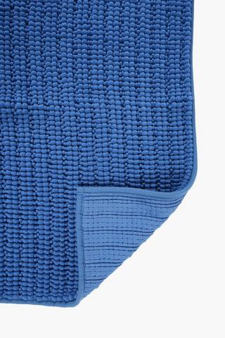 Micro Chenille Bobble Bath Mat Large, 50x80cm