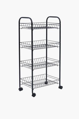 4 Tier Vegetable Trolley