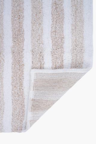 Tufted Ombre Stripe Bath Mat, 50x80cm