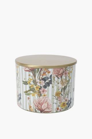 Floral Glass Candle, 292g