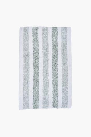 Tufted Ombre Stripe Bath Mat, 50x80cm