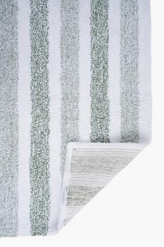 Tufted Ombre Stripe Bath Mat, 50x80cm