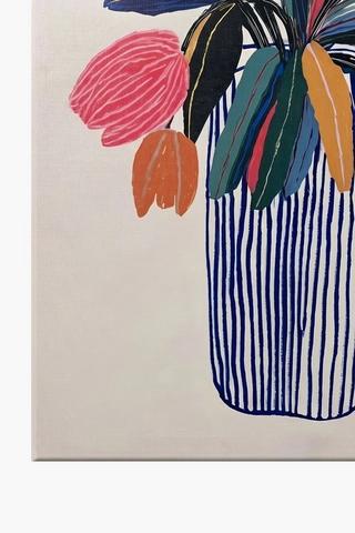 Printed Tulips Canvas, 40x60cm