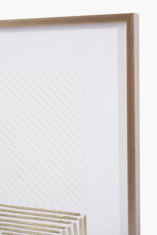 Textured Paper Blocks Canvas, 60x60cm