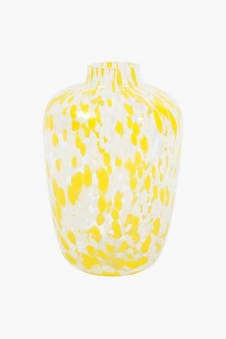 Speckle Glass Vase, 20x35cm