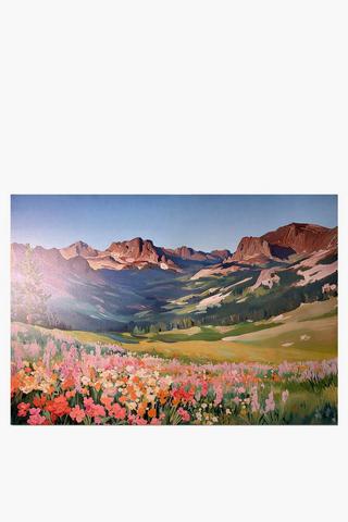 Printed Meadows Canvas, 70x100cm