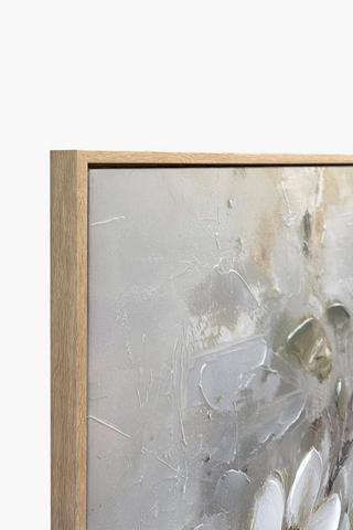 Hand Painted Flowers Canvas, 70x170cm