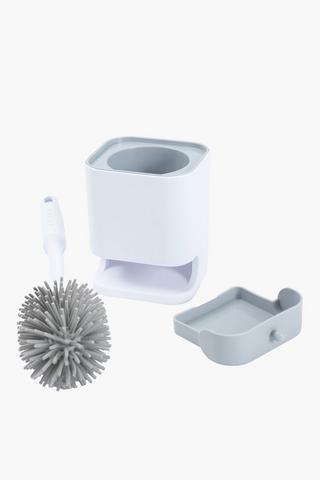 Silicone Toilet Brush Set