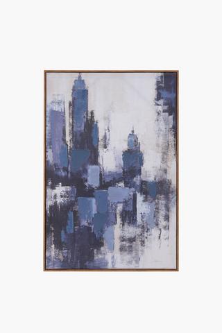 Abstract Cityscape Canvas, 60x90cm