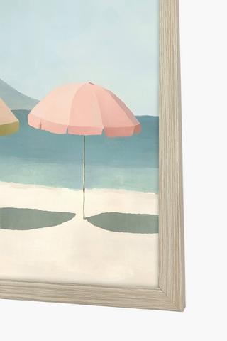 2 Pack Printed Beach Canvas, 30x40cm