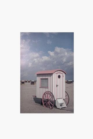 Printed Beach Cart Canvas, 40x60cm