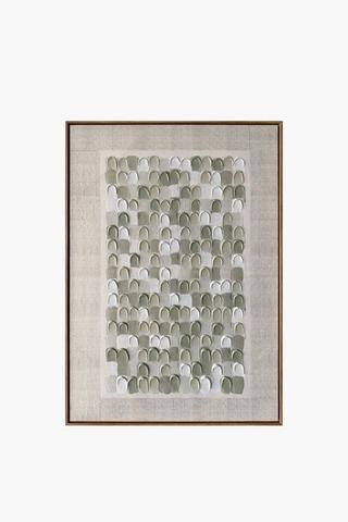 Textured Linen Dots Canvas, 70x100cm
