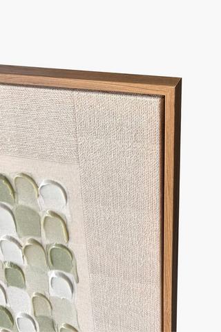 Textured Linen Dots Canvas, 70x100cm