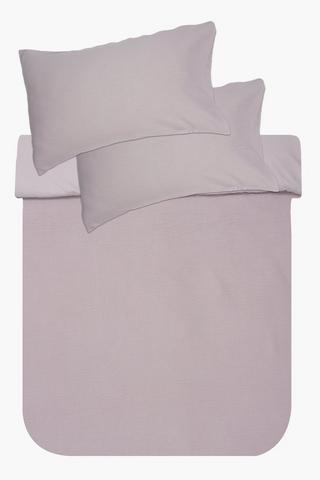 Soft Touch Crinkle Duvet Cover Set