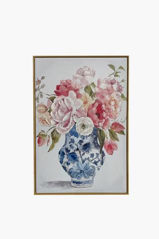 Flowers In Vase Canvas, 60x90cm