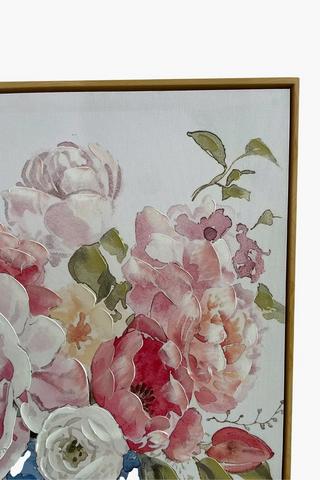Flowers In Vase Canvas, 60x90cm