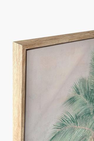 Palm Sunset Canvas, 60x90cm
