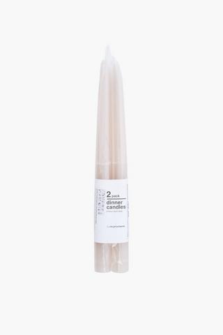 2 Pack Dinner Candles, 36cm