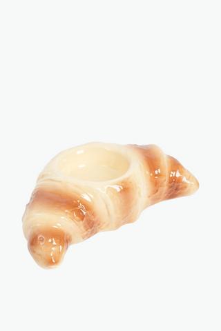 Croissant Breakfast Tealight Holder, 7x14cm