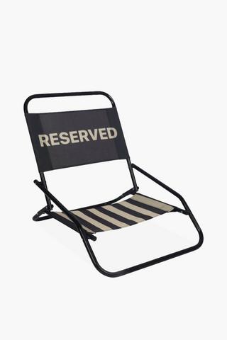 Reserved Folding Beach Chair