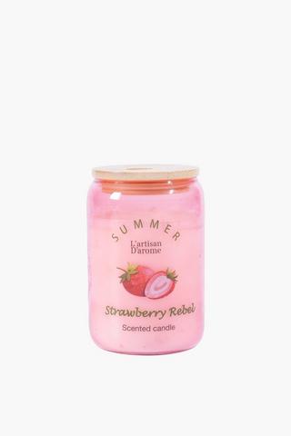Strawberry Candle Can, 270g