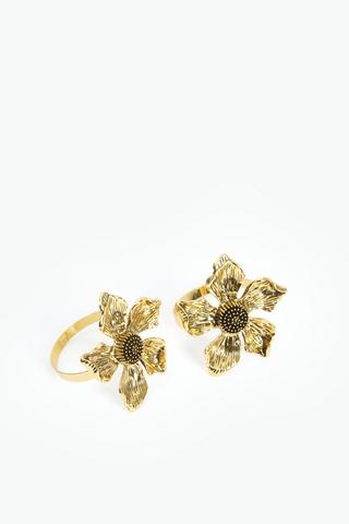 2 Pack Floral Napking Ring